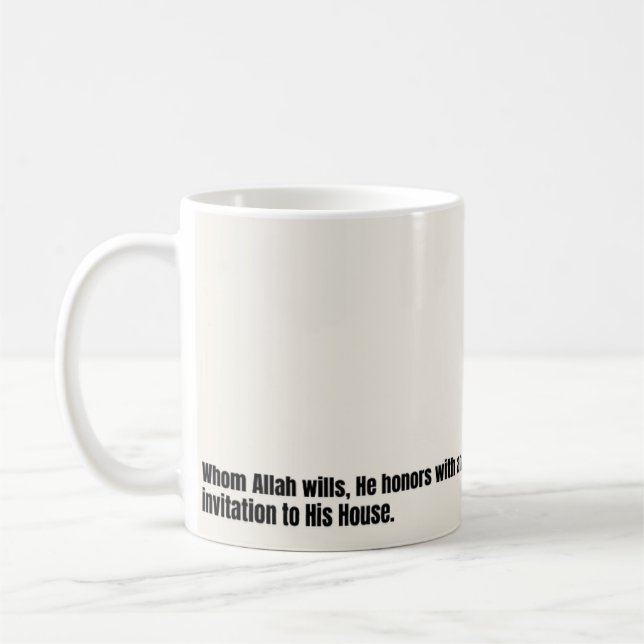 Hajj Mubarak Coffee Mug (Left)