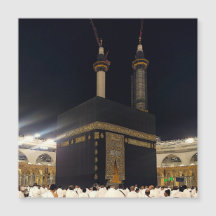 Hajj Pilgrims at the Kaaba, Mecca Magnetic Card