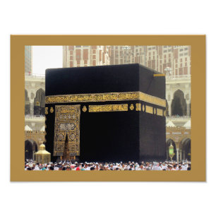Hajj Pilgrims at the Kaaba, Mecca, Saudi Arabia Photo Print
