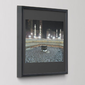 Hajj Poster Peel And Stick Photo Tile