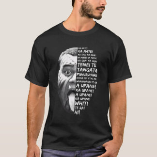 Haka New Zealand Maori New Zealand Fans Rugby T-Shirt