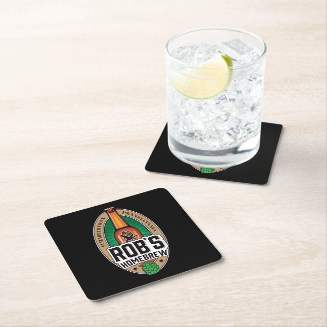 HakeDesign Square Paper Coaster (Insitu)