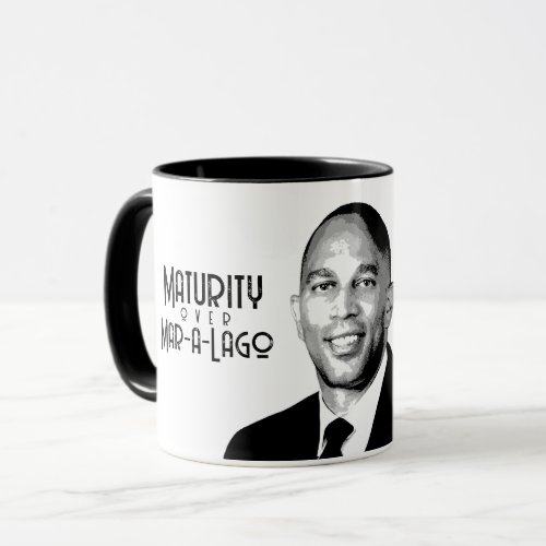 Hakeem Jeffries _ Maturity over Mar_a_Lago Mug