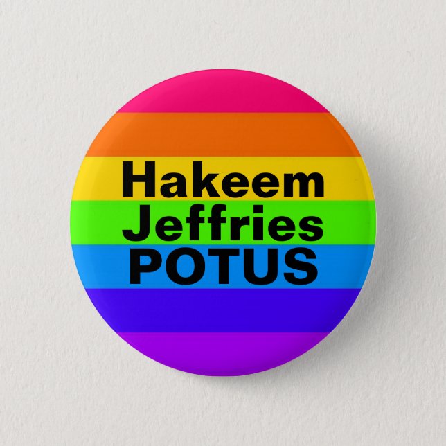 Hakeem Jeffries POTUS Button (Front)