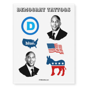 Hakeem Jeffries Temporary Tattoos