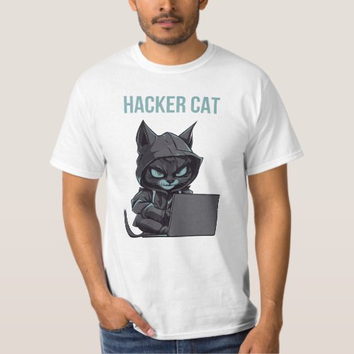 Haker Cat T_Shirt