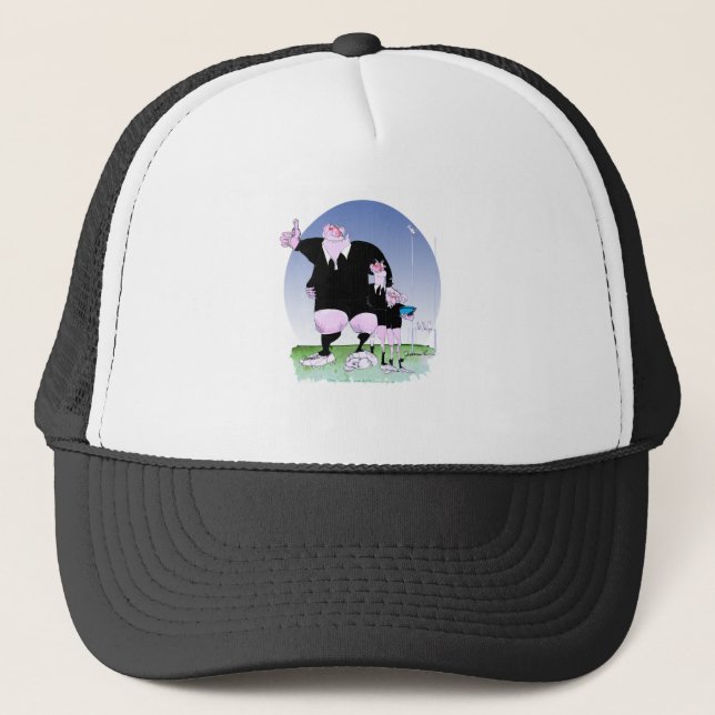 hakka rugby chums, tony fernandes trucker hat (Front)