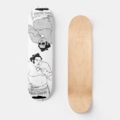 Hakodatemountain skateboard deck (Front)