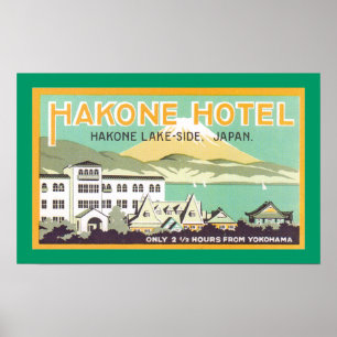 Hakone Hotel (border) Poster