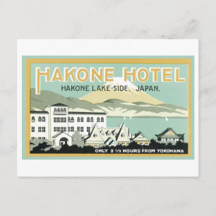 Hakone Hotel, Hakone Lake-side, Japan Postcard