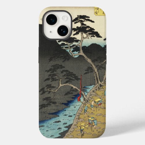 Hakone Japan Vintage Ukiyo_e Woodblock Print Case_Mate iPhone 14 Case