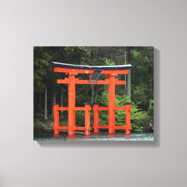 hakone torii canvas print (Front)