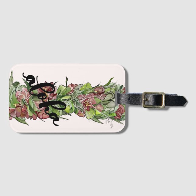 Haku Lei Aloha Hawaii Bag Tags (Front Horizontal)
