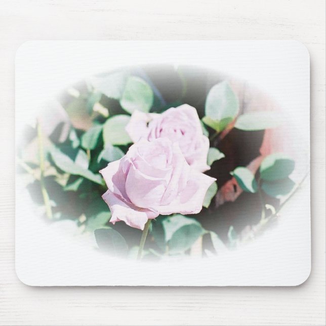 Haku rose mouse pad (Front)