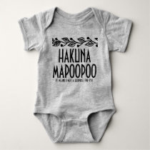 Hakuna Mapoopoo Baby Onsie Baby Bodysuit Hakuna Mapoopoo Baby Onsie Baby Bodysuit