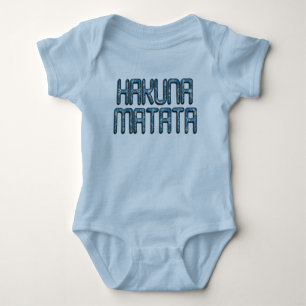 Hakuna Matata 3D Art Print Baby Bodysuit