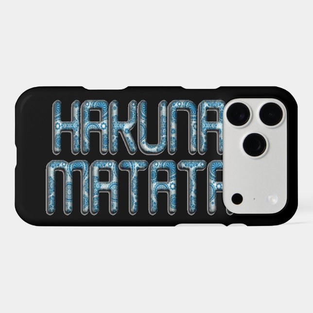 Hakuna Matata 3D Art Print Case-Mate iPhone Case (Back (Horizontal))
