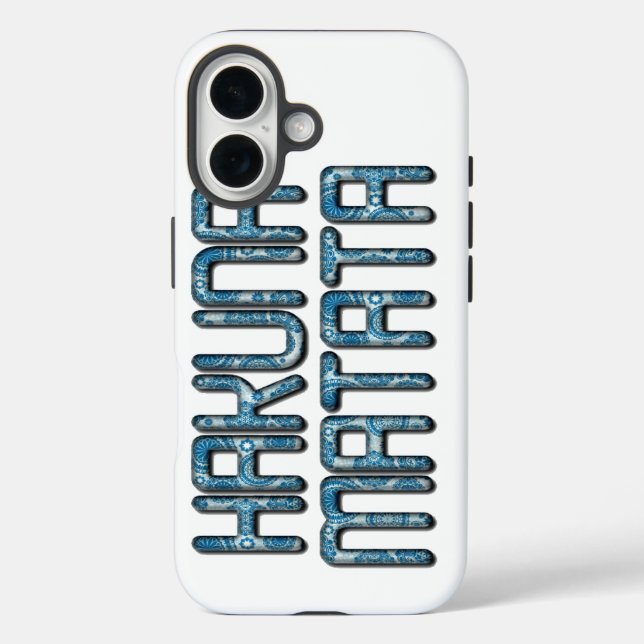 Hakuna Matata 3D Art Print Case-Mate iPhone Case (Back)