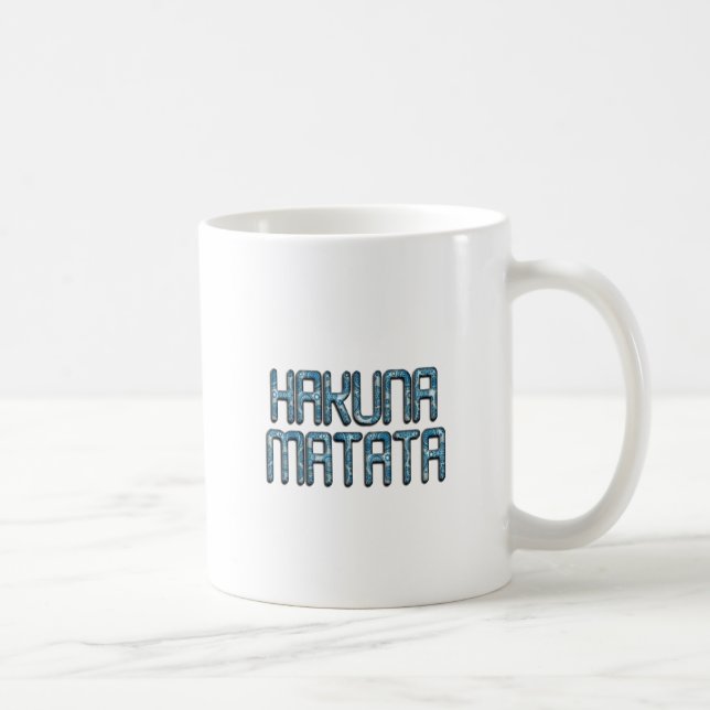 Hakuna Matata 3D Art Print Coffee Mug (Right)