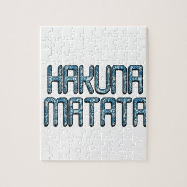 Hakuna Matata 3D Art Print Jigsaw Puzzle (Vertical)