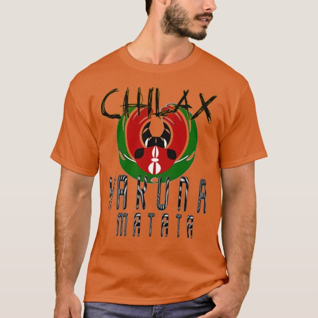Hakuna Matata 3D Art Print T-Shirt (Front)