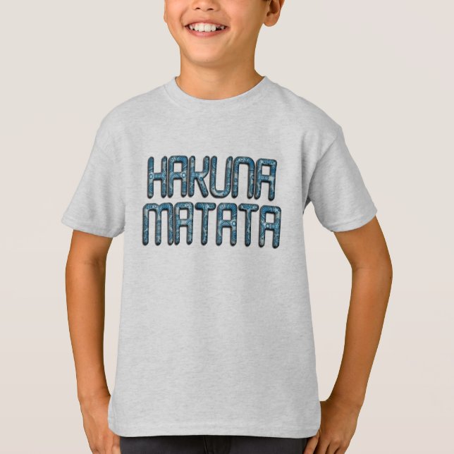 Hakuna Matata 3D Art Print T-Shirt (Front)