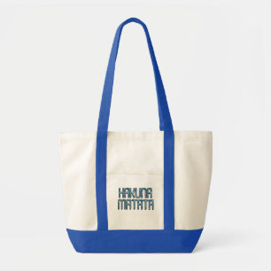 Hakuna Matata 3D Art Print Tote Bag