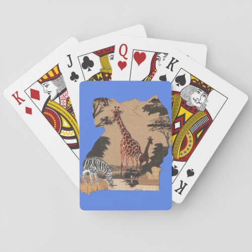 Hakuna Matata African Animals Pride landspng Poker Cards