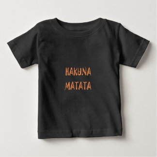 Hakuna Matata – African Tribal Text Art Baby T-Shirt