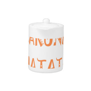 Hakuna Matata – African Tribal Text Art Teapot