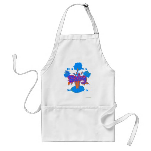 Hakuna Matata Baby Blue Adult Apron