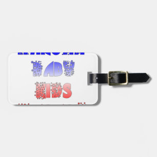 Hakuna Matata Baby & Kids: French Color Design Luggage Tag