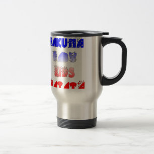 Hakuna Matata Baby & Kids: French Color Design Travel Mug
