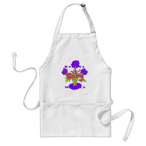 Hakuna Matata Baby kids purple  plantpng Adult Apron