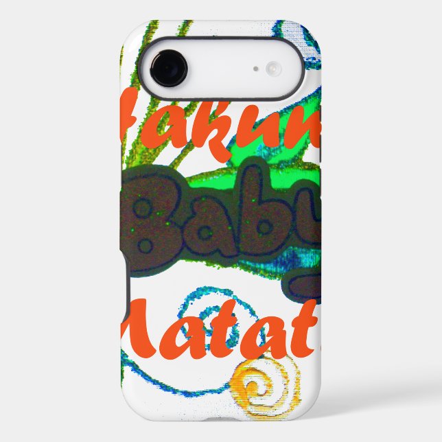 Hakuna Matata Baby.png Case-Mate iPhone Case (Back)