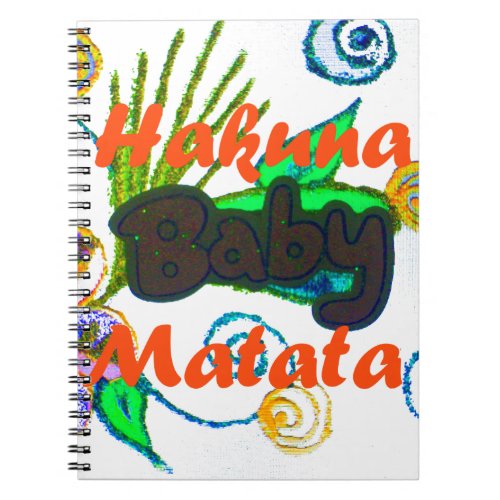 Hakuna Matata Babypng Notebook