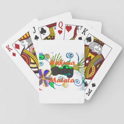 Hakuna Matata Babypng Playing Cards