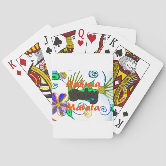 Hakuna Matata Baby.png Poker Cards (Back)