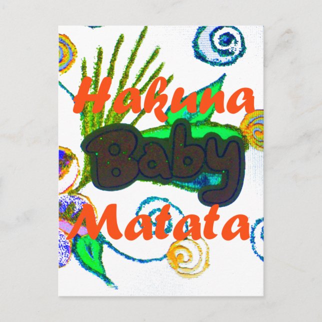 Hakuna Matata Baby.png Postcard (Front)