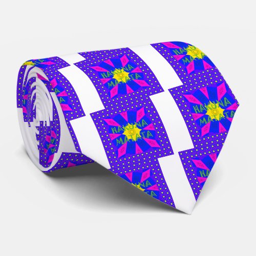 Hakuna Matata Beautiful Amazing Design Colors Neck Tie