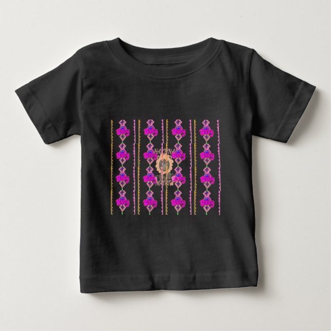 Hakuna Matata: Beautiful Baby Lion Design Motif Baby T-Shirt (Front)