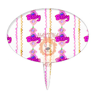 Hakuna Matata: Beautiful Baby Lion Design Motif Cake Topper