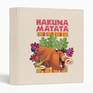Hakuna Matata Binder