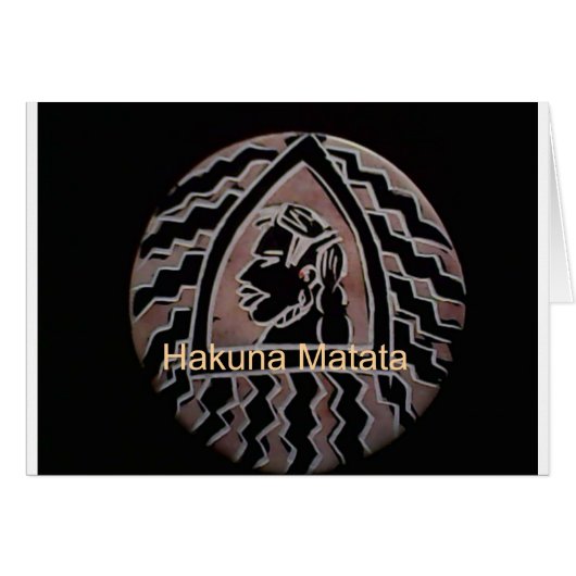 Hakuna Matata Bongo Flavor. (Front Horizontal)