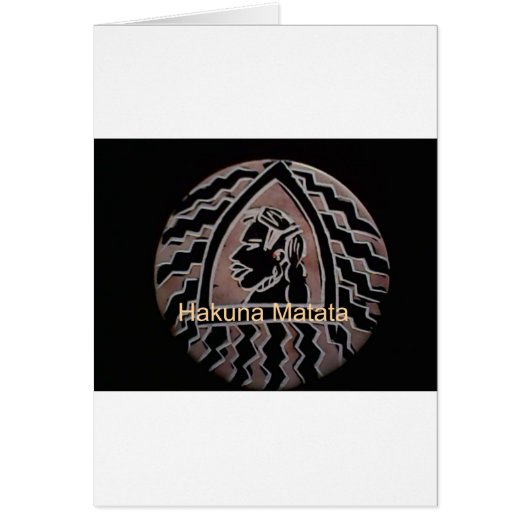 Hakuna Matata Bongo Flavor. Cards (Front)