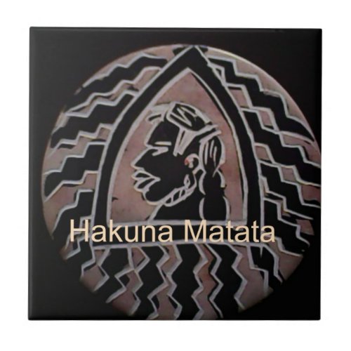 Hakuna Matata Bongo Flavor Tile