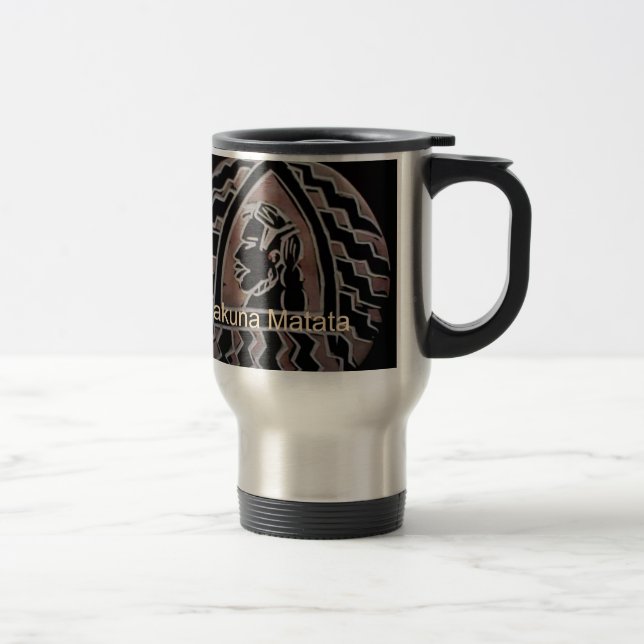 Hakuna Matata Bongo Flavor. Travel Mug (Right)
