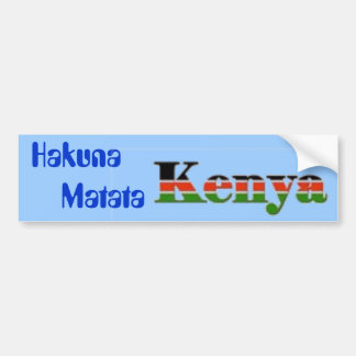 Hakuna Matata Bumper Sticker
