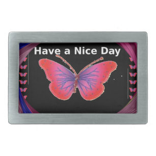 "Hakuna Matata Butterfly" Inspirational - Nice Day Belt Buckle