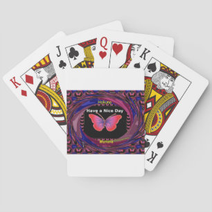 "Hakuna Matata Butterfly" Inspirational - Nice Day Poker Cards